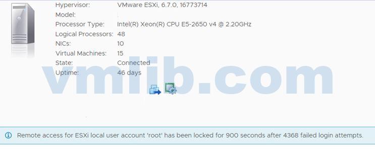 ESXi root被锁