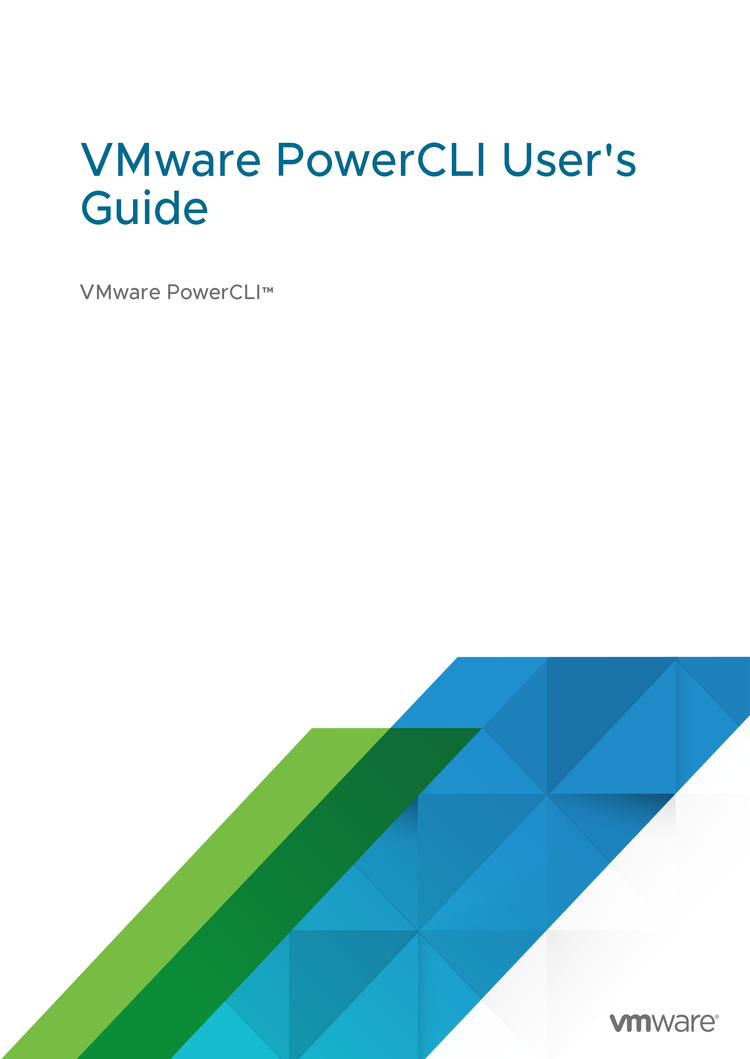 VMware PowerCLI 1.27 用户指南 - VM技术库