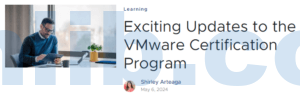 VMware认证的重大变化:VCP不用培训记录了?