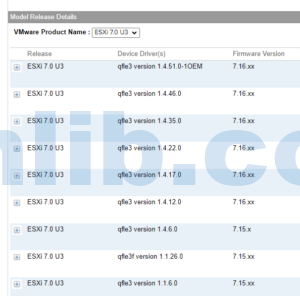 ESXi怎么查看网卡驱动和固件版本