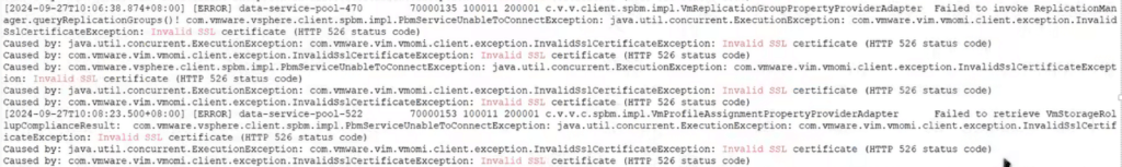 InvalidSslCertificateException: Invalid SSL certificate (HTTP 526 status code)