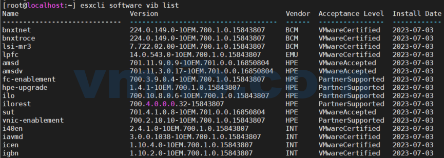 怎么在ESXi上安装和删除VIB | 什么是VIB? | ESXi VIB里面有什么?