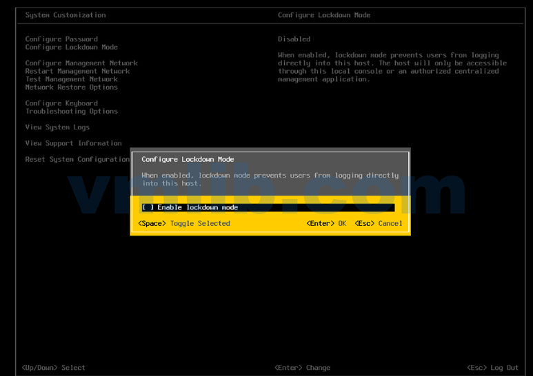 VMware ESXi Lockdown Mode详解:概念、用途与配置指南