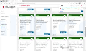 如何查询和下载VMware的VCP(VMware Certified Professional)等个人技能认证证书