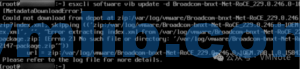 如何更新VMware ESXi上光纤卡(FC)的驱动