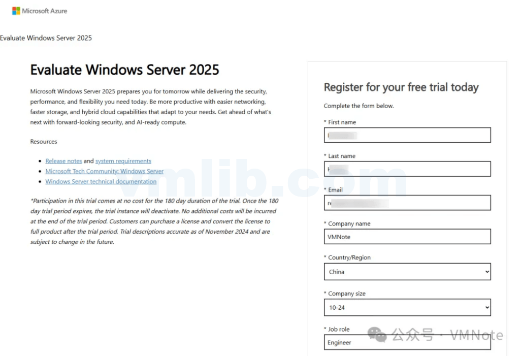 Windows Server 2025：如何从微软官网下载试用版ISO镜像？