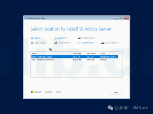 Windows Server 2025：无法选择安装的磁盘