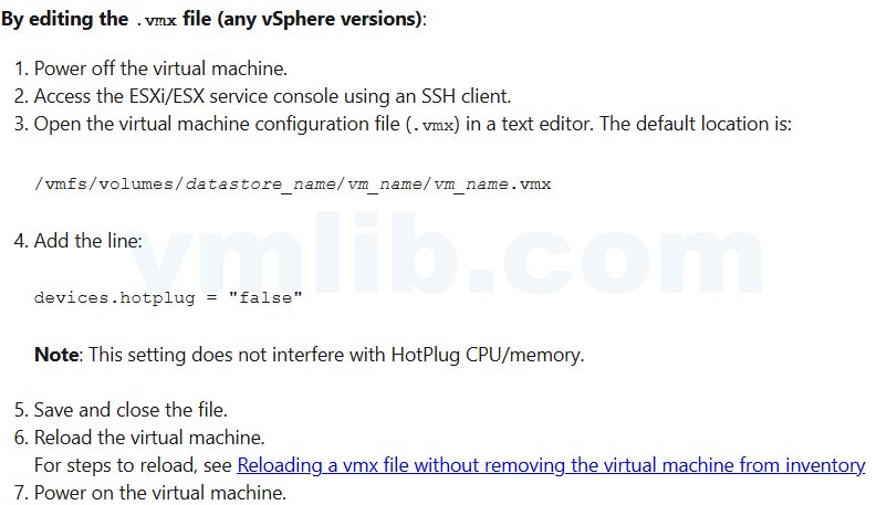 如何关闭VMware虚拟机HotAdd / HotPlug功能？解决网卡被识别为可移除、View桌面频繁断连问题