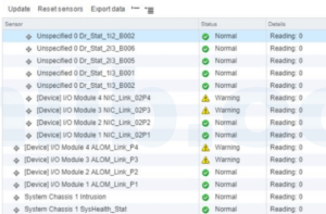 ESXi服务器硬件传感器的状态不断反复红绿切换？