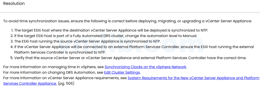 vCenter Server Appliance 6.7 部署在 firstboot 期间失败