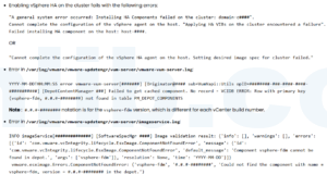 vSphere HA 在镜像集群上配置失败的解决方法