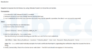 添加旧版本 ESXi 主机到 vCenter 8.x 失败的证书指纹验证超时问题
