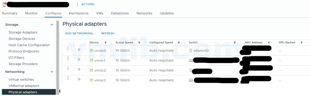 ESXi 主机双端口网卡未检测到的故障排查与解决