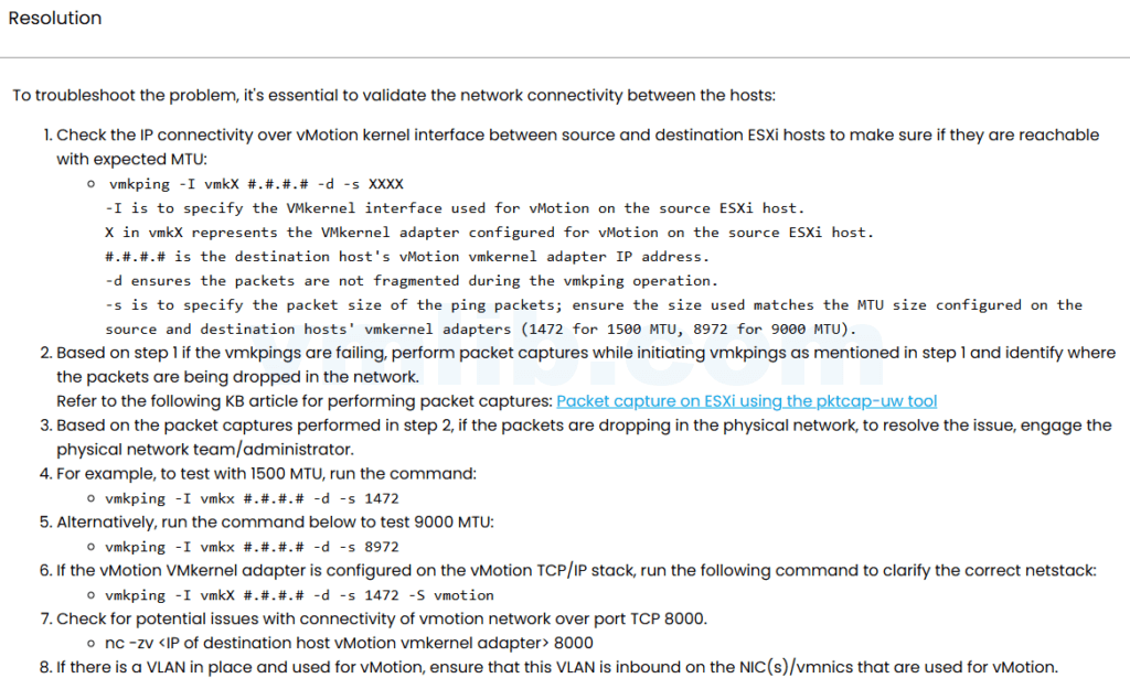 ESXi 主机重启后 vMotion 失败的详细故障排查