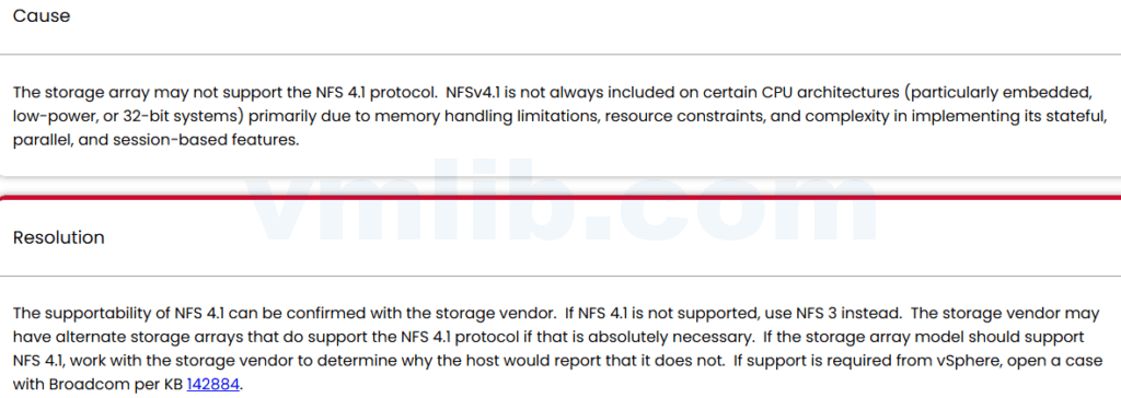 ESXi无法挂载NFS 4.1卷的故障分析与解决方案